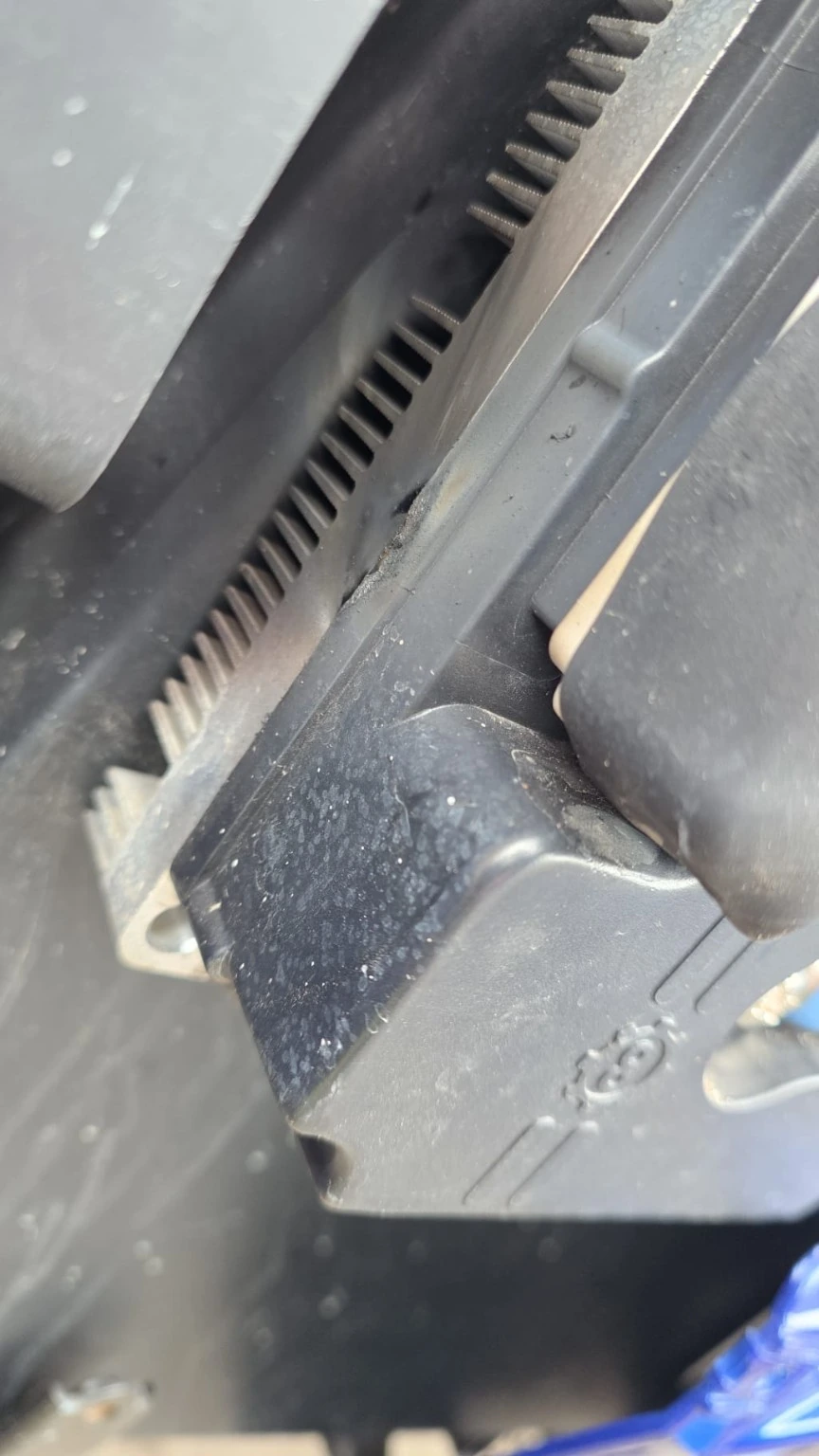 HyperCore housing after the workshop incident.