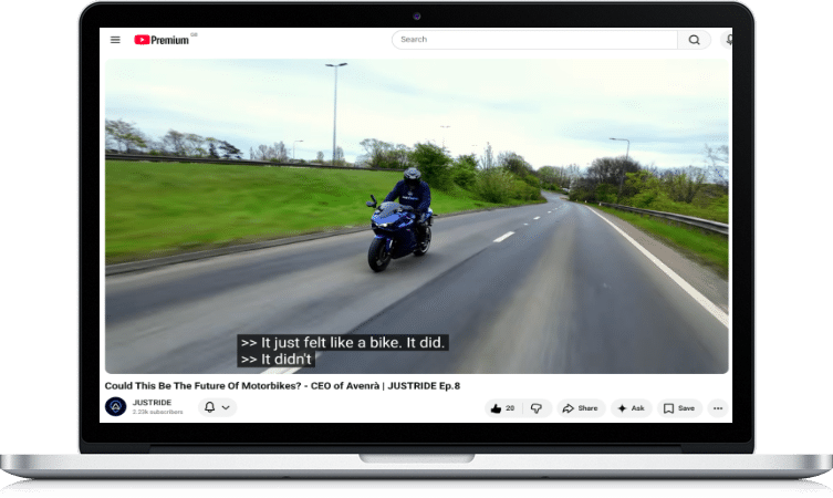JustRide EVO video coverage